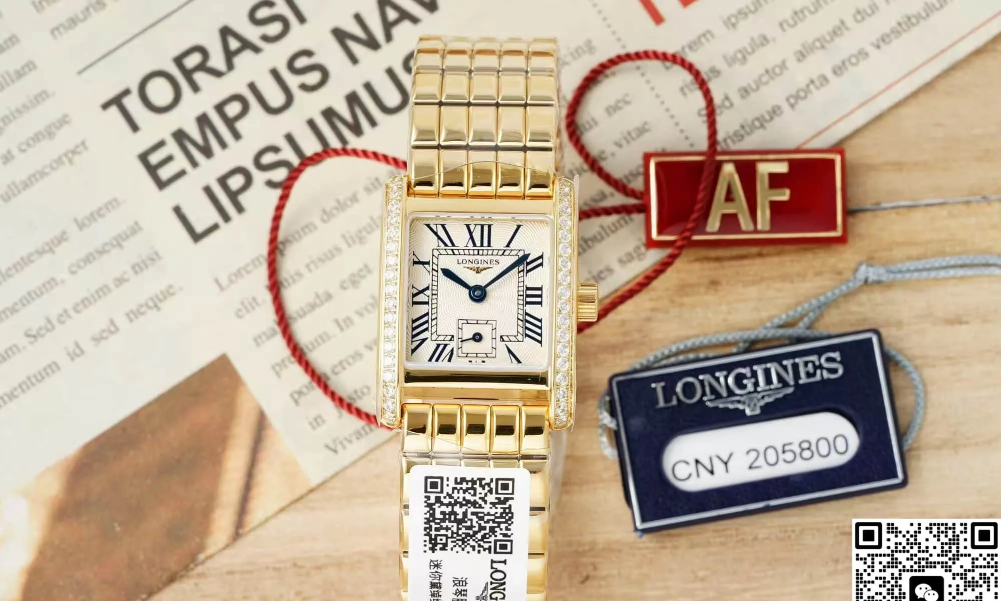 AF Factory Longines Elegant L5.200.7.71.6 1:1 Best Edition Replica Watch